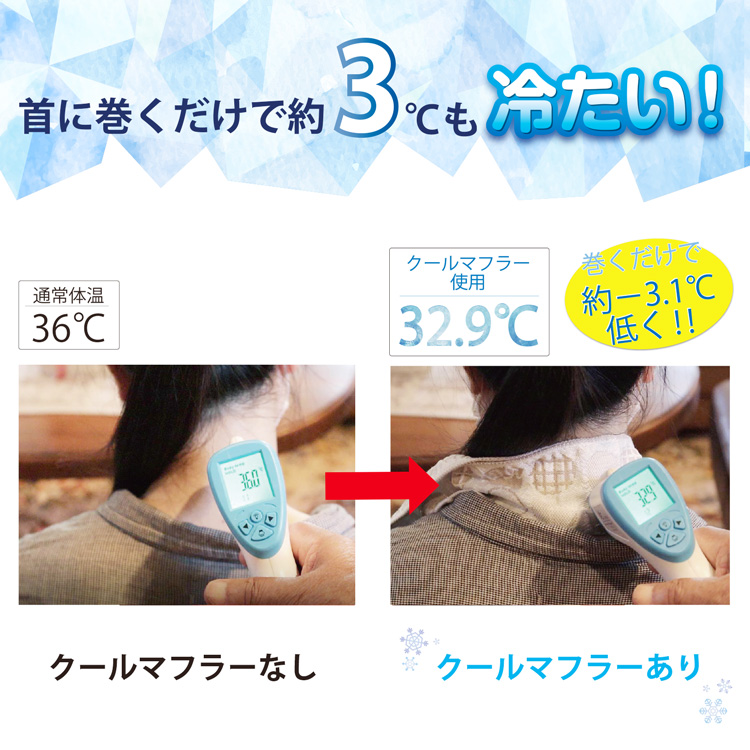 保冷剤付きハッカ油タオル