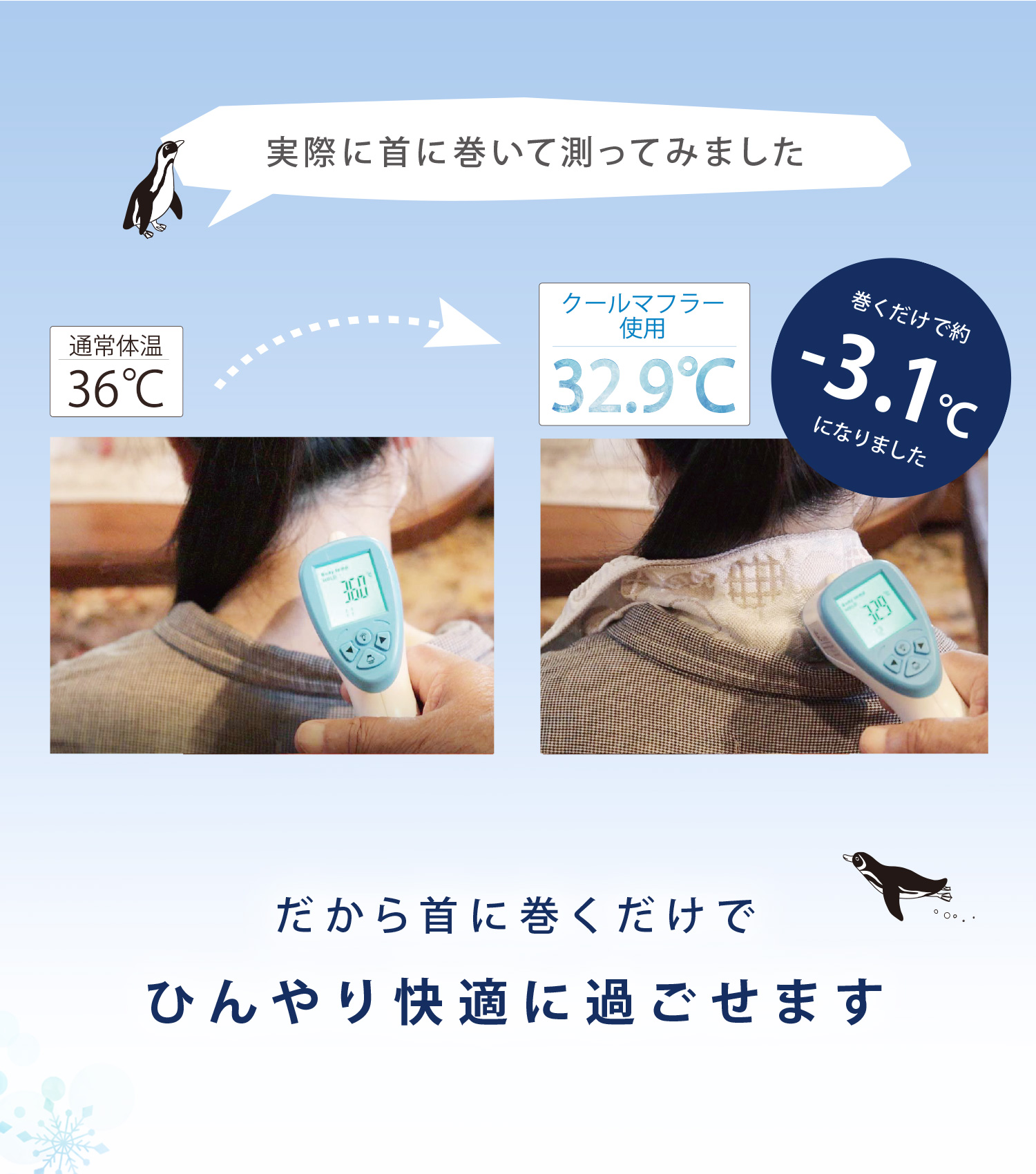 冷感ネックタオル