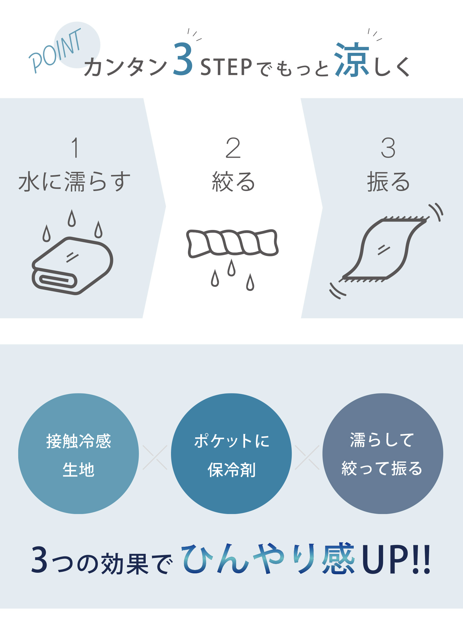 冷感ネックタオル