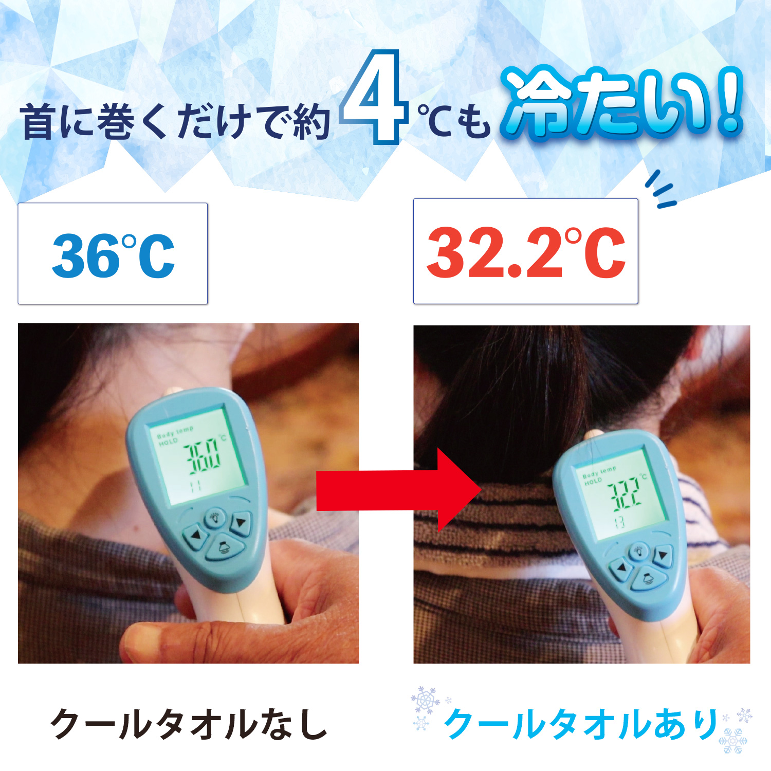 ハッカ油パイルタオル