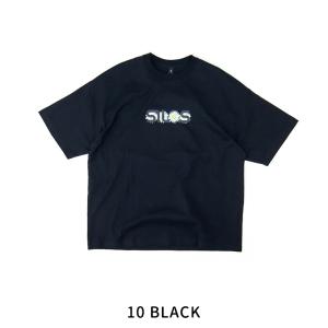 SILAS サイラス メンズ ウィザードフラワープリント ワイドTシャツ(110232011027)...