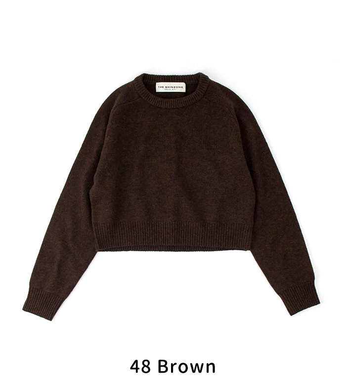 THE SHINZONE シンゾーン レディース SHORT SHAKER SWEATER(22AMSNI04