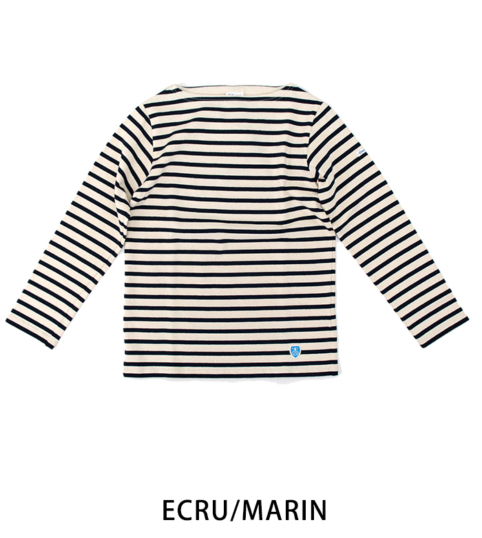 ORCIVAL オーシバル レディース COTTON LOURD STRIPE バスクシャツ L/S(B211)(BASIC)｜u-oak｜07