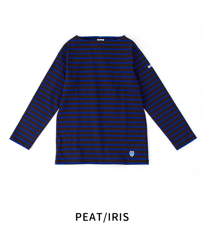 ORCIVAL オーシバル レディース COTTON LOURD STRIPE バスクシャツ L/S...