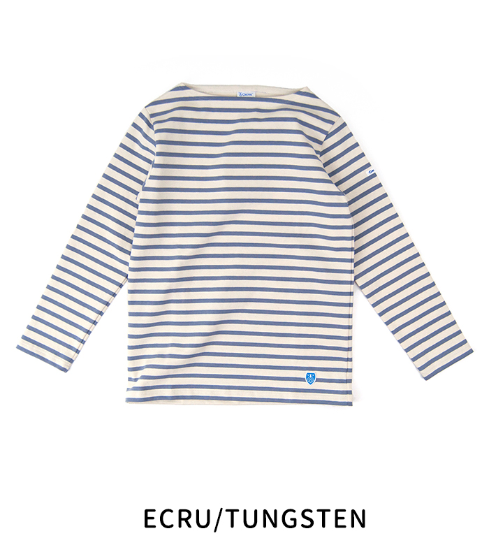 ORCIVAL オーシバル レディース COTTON LOURD STRIPE バスクシャツ L/S(B211)(BASIC)｜u-oak｜10