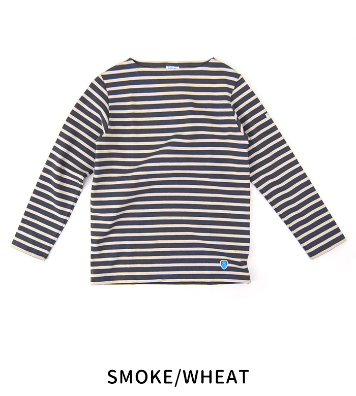 ORCIVAL オーシバル レディース COTTON LOURD STRIPE バスクシャツ L/S...