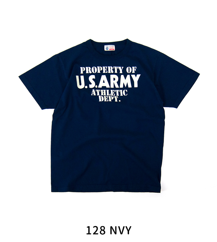 BUZZ RICKSON'S バズリクソンズ メンズ 半袖Tシャツ U.S.ARMY ATHLETIC DEPT.(BR79348)(2024SS)｜u-oak｜02