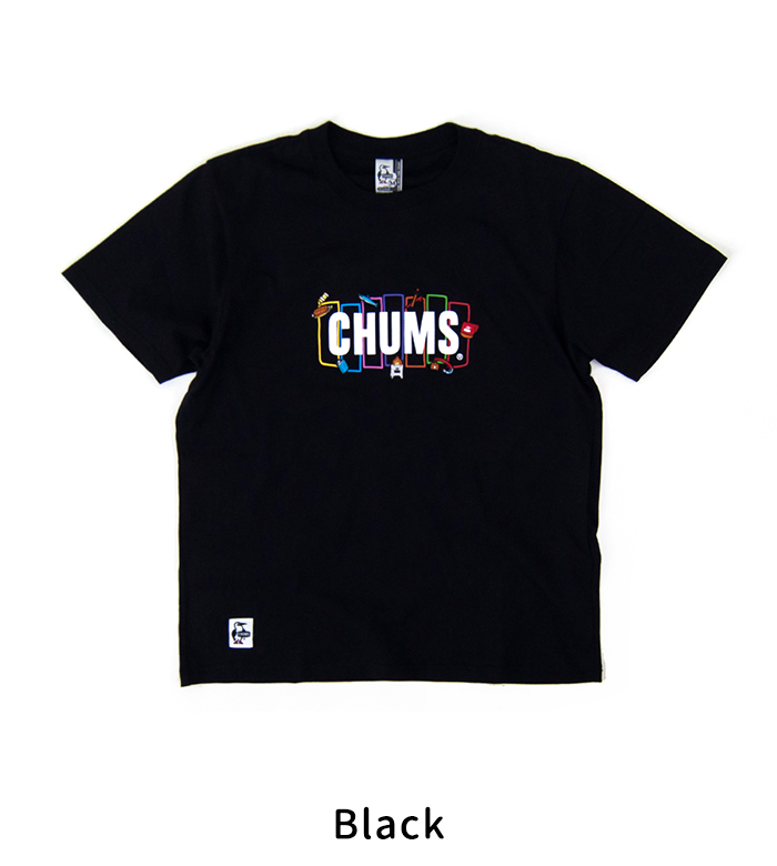 CHUMS メンズ ワットトウドゥインキャンピングTシャツ(CH01-2361)(2024SS) チ...