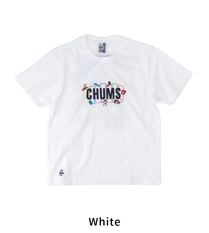 CHUMS メンズ ワットトウドゥインキャンピングTシャツ(CH01-2361)(2024SS) チ...