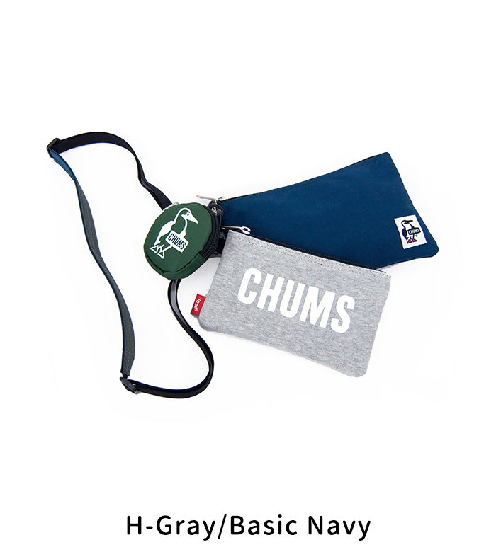 CHUMS チャムス 3Pショルダーポーチ スウェットナイロン(CH60-3625)(2023SS)
