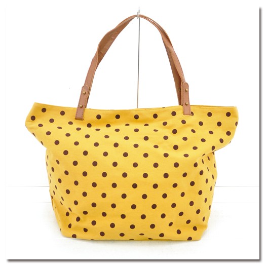 Petite Mendigote プチメンディゴット MES PETITS CABAS ドット 