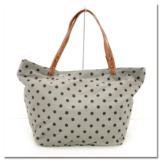 Petite Mendigote プチメンディゴット MES PETITS CABAS ドット 