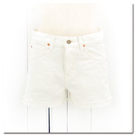 Lee リー レディース HERITAGE CLASSIC SHORTS ホワイト／ワンウォッシュ(LL9220-134/300)(SS)(23F6-7)｜u-oak｜02