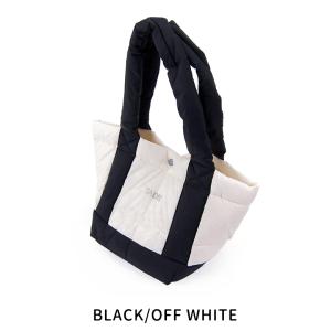 TAION タイオン ベーシック バイカラー ダウントートバッグS(TAION-TOTE03B-S)...