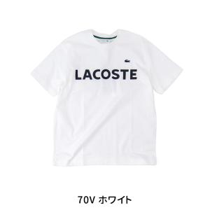LACOSTE ラコステ メンズ ヘビーウェイト ブランドネームロゴTシャツ(TH2299-99)(...