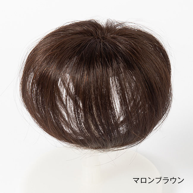 FONTINE ヘアウィッグ ダークブラウン 銀座サロン KAZUEウィッグ ラウンドポイントウィッグ - ダーク