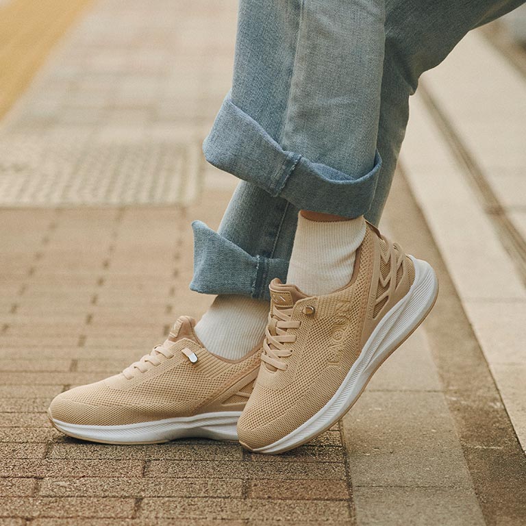 1秒で履けるスニーカー LAQUN ラクーン スニーカー 軽量 スリッポン