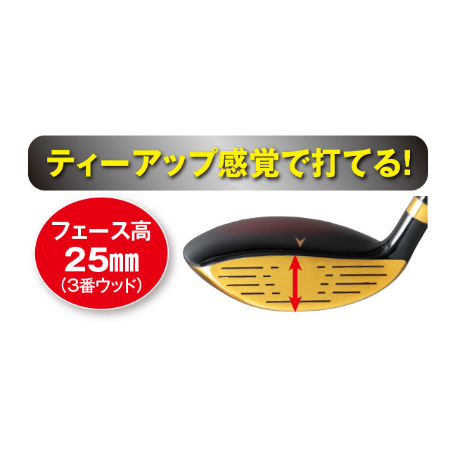 MUTSUMI HONMA（ムツミホンマ） MH250SF 鳳凰フェアウェイウッド 単品