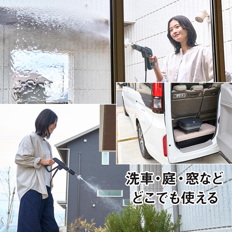 コードレス高圧洗浄 アクアバースト T-PROFESSIONAL TP-012-03-SP 充電