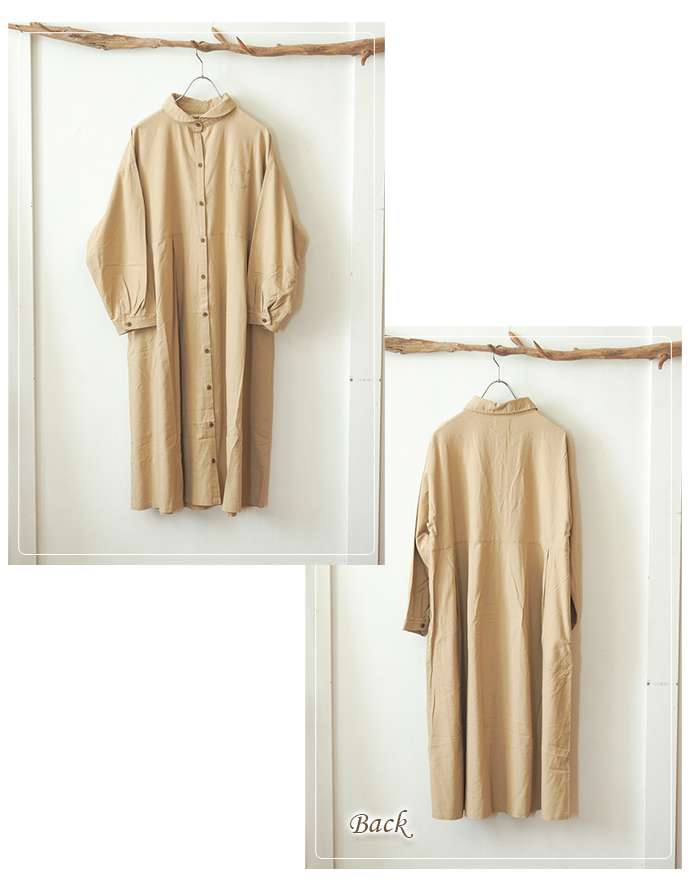 ワンピース ⁄ Dress A-line LE CIEL Sleeveless Twill スリーブレス