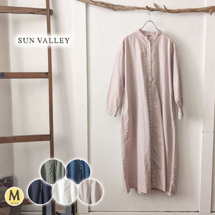 SUN VALLEY SUNVALLEY サンバレー オックスコットンロングシャツ