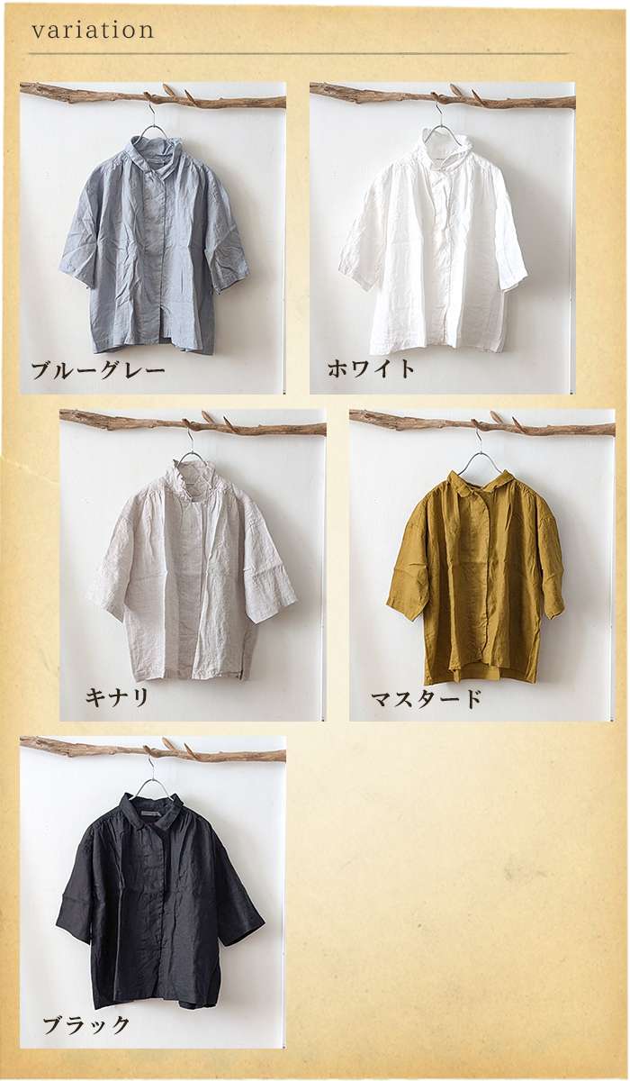 新品　完売品　SUN VALLEY ふたごボタンリネンシャツブラウス SUN VALLEY SUNVALLEY サンバレー ふたごボタンリネンシャツ