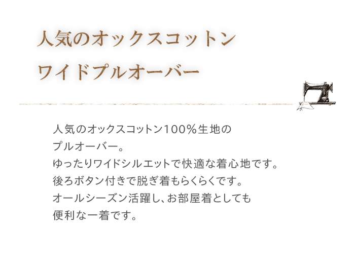 SUNVALLEY サンバレー オックスコットンワイドプルオーバー レディース オールシーズン 長袖 ゆったり 普段使いに 後ろ襟ボタン ナチュラル 秋 冬 楽天市場】SUNVALLEY サンバレー オックスコットンワイドプル
