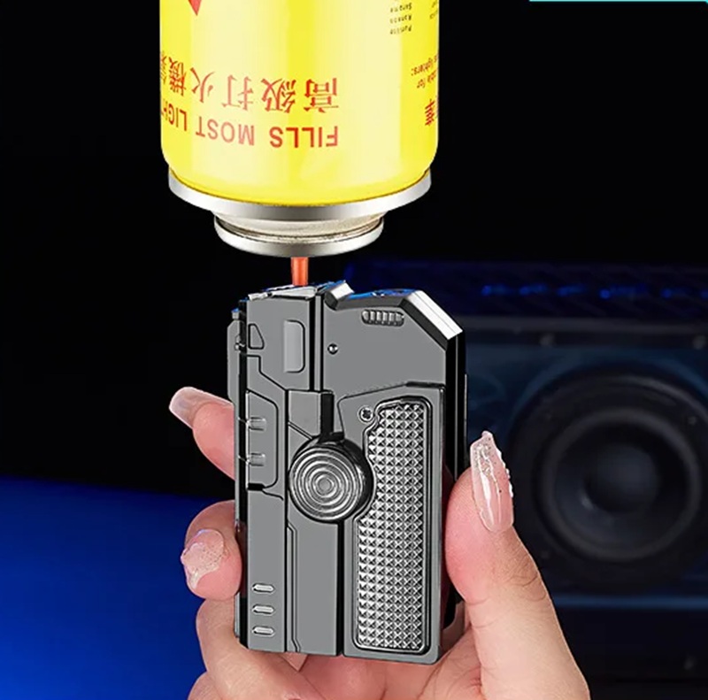 ピストル型 多機能ライター ガスライター ライター ジェットライター