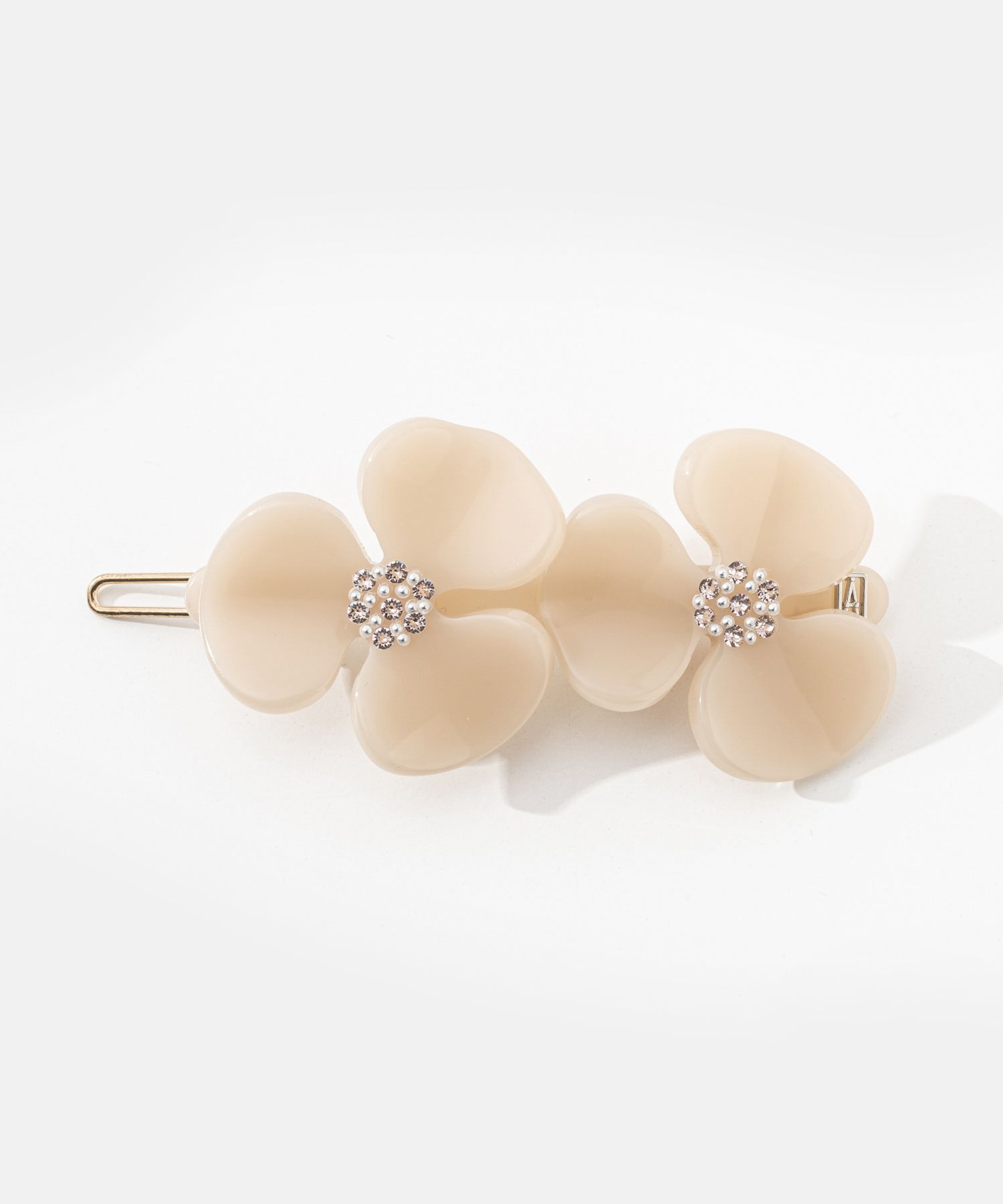 ALEXANDRE DE PARIS ベージュ LISERAI】S クリップ｜ALEXANDRE DE PARIS（アレクサンドル ドゥ パリ）