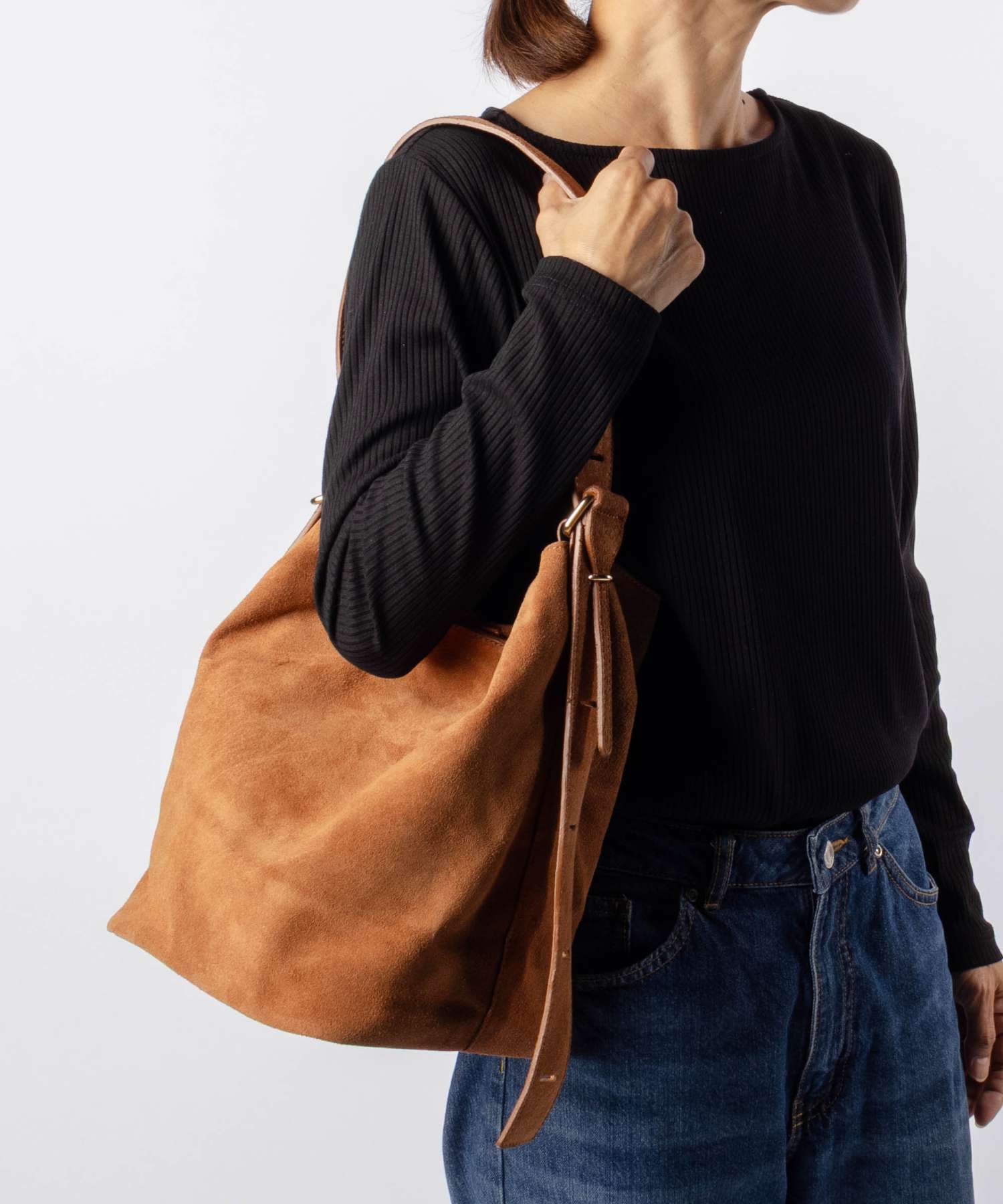 【正規品】 オウレンティ AULENTTI SHOULDER BAG ショルダーバッグ EL-L823-SCDO スエード レディース バッグ | AULENTTI | 01