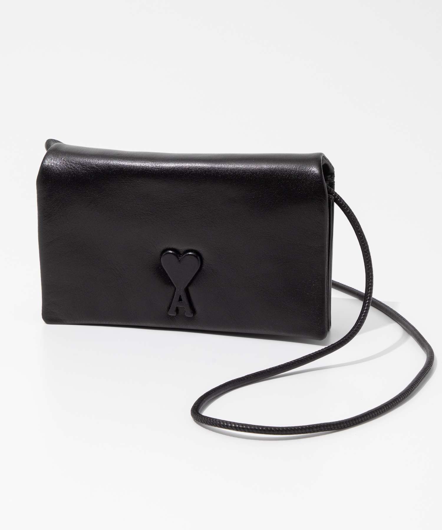 アミ パリス AMI PARIS ULL164.AL0052 ショルダーバッグ WALLET STRAP VOULEZ VOUS メンズ バッグ クロスボディ ウォレット ストラップ ハートロゴ レザ 爆買 |  | 01