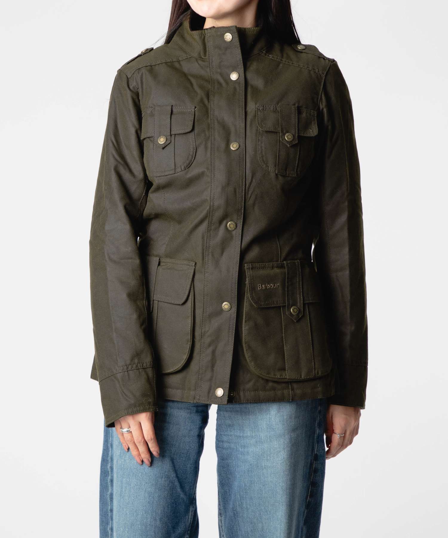 バブアー Barbour Winter Defence Waxed Jacket ウィンター ディフェンス ワックスジャケット LWX1066 ジャケット レディース アウター 爆買 | Barbour | 01