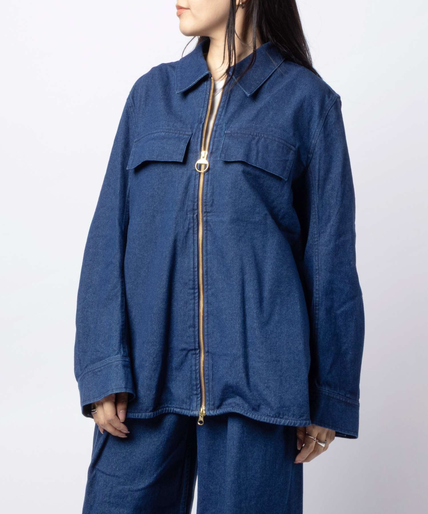 バブアー Barbour ARLA DENIM OVERSHIRT アーラ デニム オーバーシャツ LOS0078 ジャケット レディース アウター リンス ウォッシュ | Barbour | 01