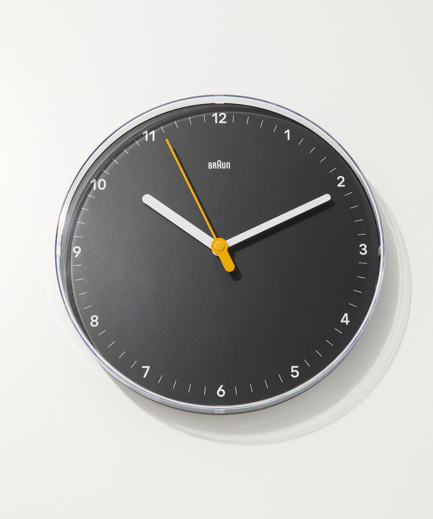 ブラウン BRAUN Wall Clock ウォールクロック Time Teacher タイムティーチャー BC26 掛け時計 直径23cm ユニセックス 時計 ブラック ホワイト 爆買 | BRAUN | 01