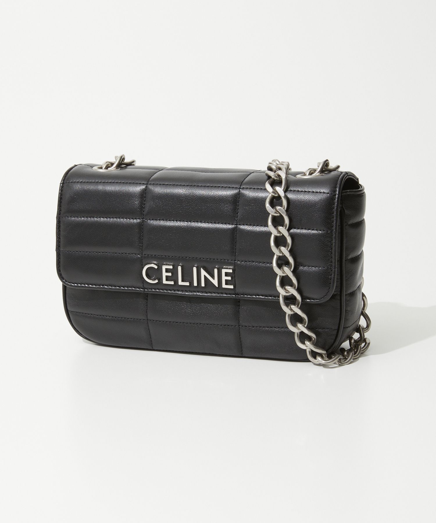 セリーヌ CELINE 11127 ショルダーバッグ レディース バッグ ミニバッグ クロスボディ 斜め掛け チェーン 肩掛け キルティング