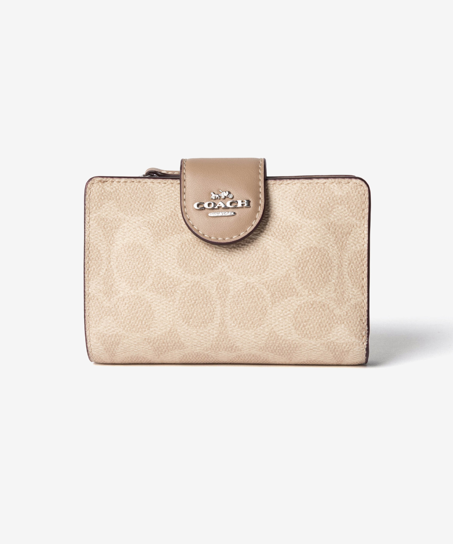 コーチ COACH MEDIUM CORNER ZIP WALLET IN SIGNATURE CANVAS ミディアム コーナー ジップ ウォレット CW786 二つ折り財布 | COACH | 01