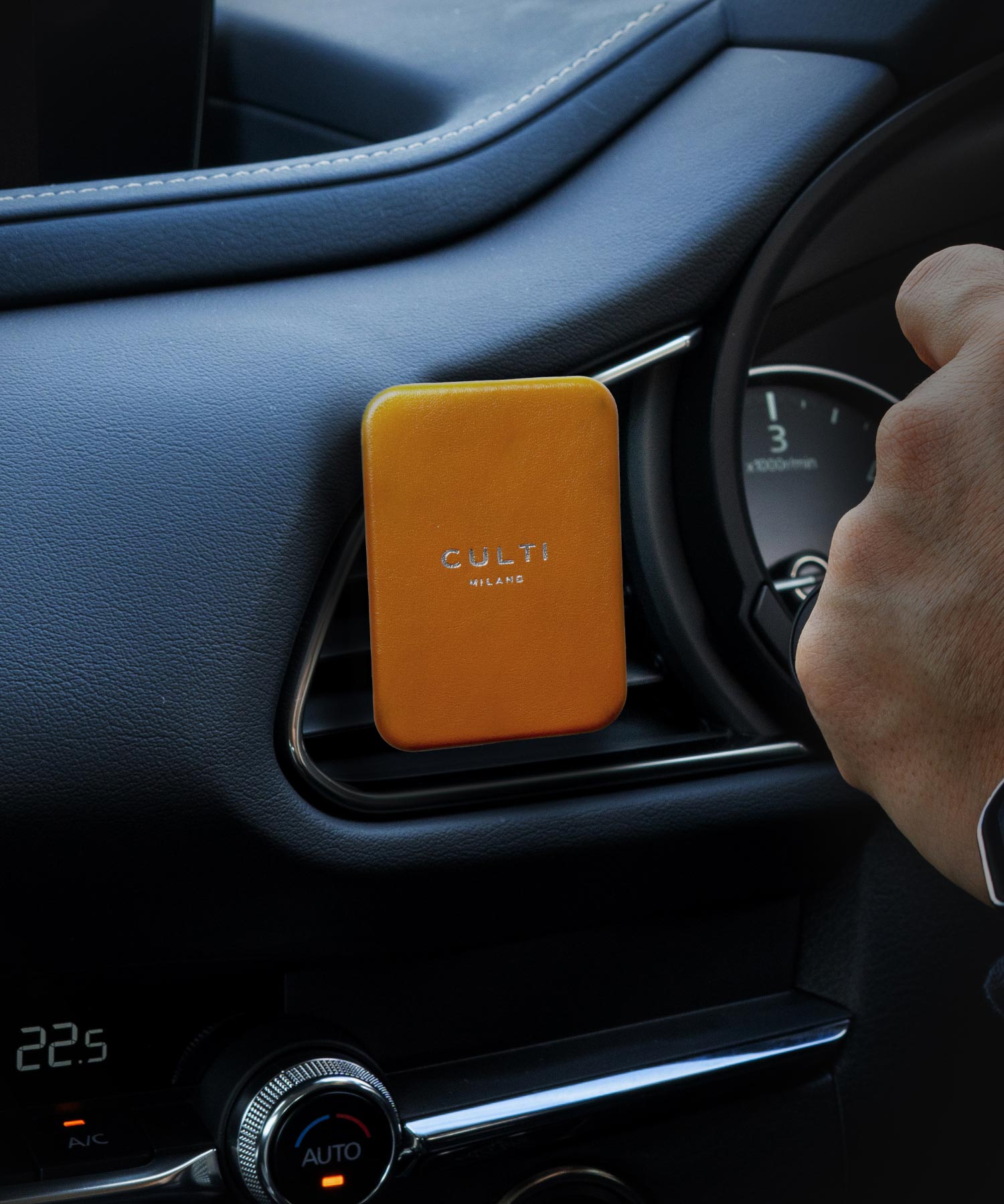 CULTI クルティ CULTI CAR DIFFUSER LEATHER ORANGE カー
