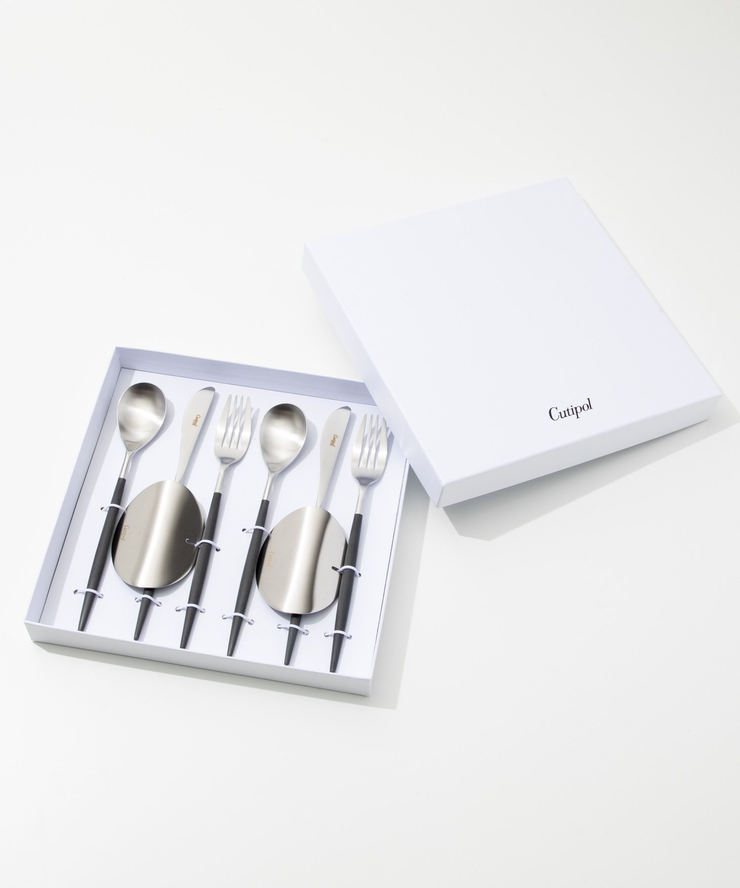 クチポール Cutipol ミオ 食器 6点セット テーブル スプーン フォーク ナイフ ギフトボックス付 6点用 MIO TABLE KNIFE FORK SPOON 化粧箱入り｜u-stream｜02