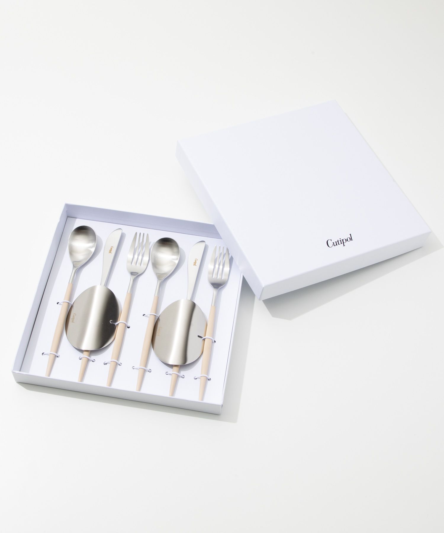 クチポール Cutipol ミオ 食器 6点セット テーブル スプーン フォーク ナイフ ギフトボックス付 6点用 MIO TABLE KNIFE FORK SPOON 化粧箱入り｜u-stream｜06