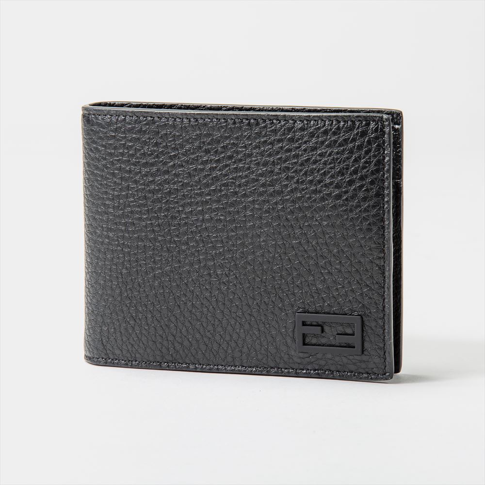 フェンディ FENDI 7M0001 AG0L 二つ折り財布 メンズ 財布 ミニ財布 BILLFOLD 小銭入れ シンプル 小物 プレゼント お祝い  記念 コンパクト財布 無地 7M0001 AGLP