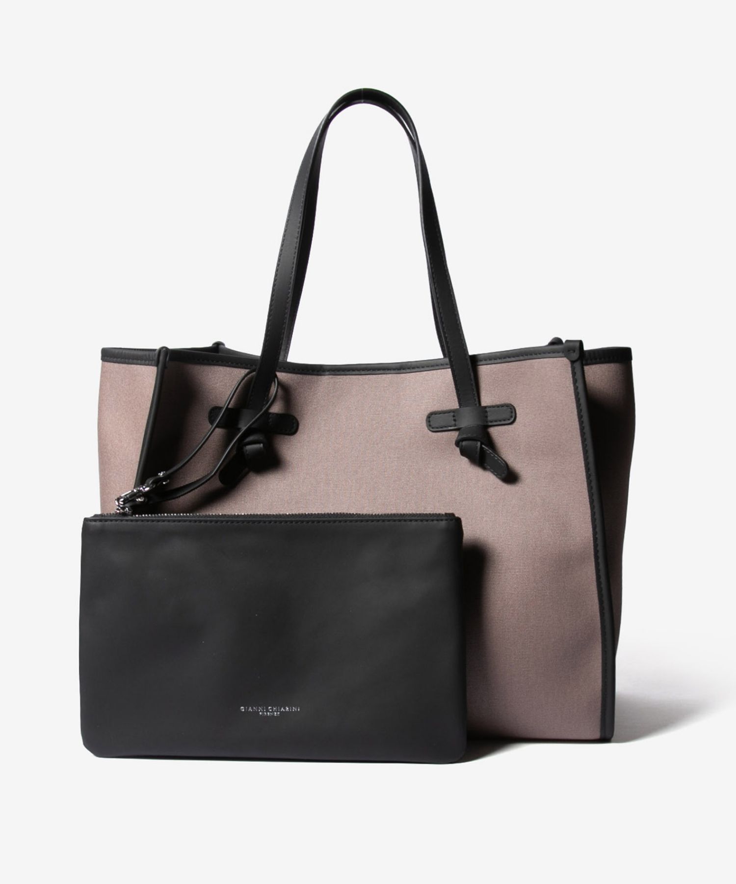 【極美品】ジャンニ キアリーニ マルッチェラ 黒 トートバッグ GIANNI CHIARINI（ジャンニ キアリーニ） トートバッグ MARCELLA