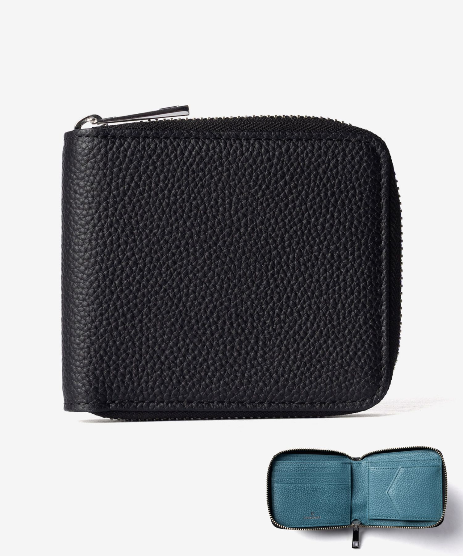 【名入れ】ギオネ GUIONNET DRYGRAIN ZIP WALLET ドライグレイン ジップウォレット PG508 ラウンドジップ 二つ折り財布 レザー ユニセックス 財布 | GUIONNET | 14