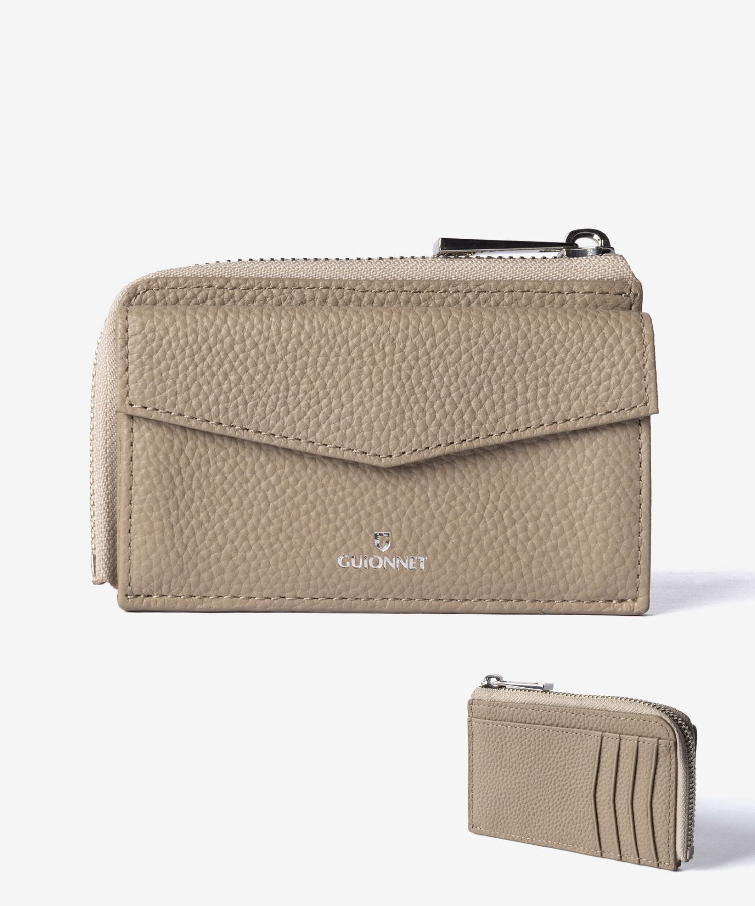 【名入れ】ギオネ GUIONNET DRYGRAIN FRAGMENTCASE ドライグレイン フラグメントケース PG509 コインケース カードケース 小銭入れ レザー ユニセックス 財布 | GUIONNET | 03