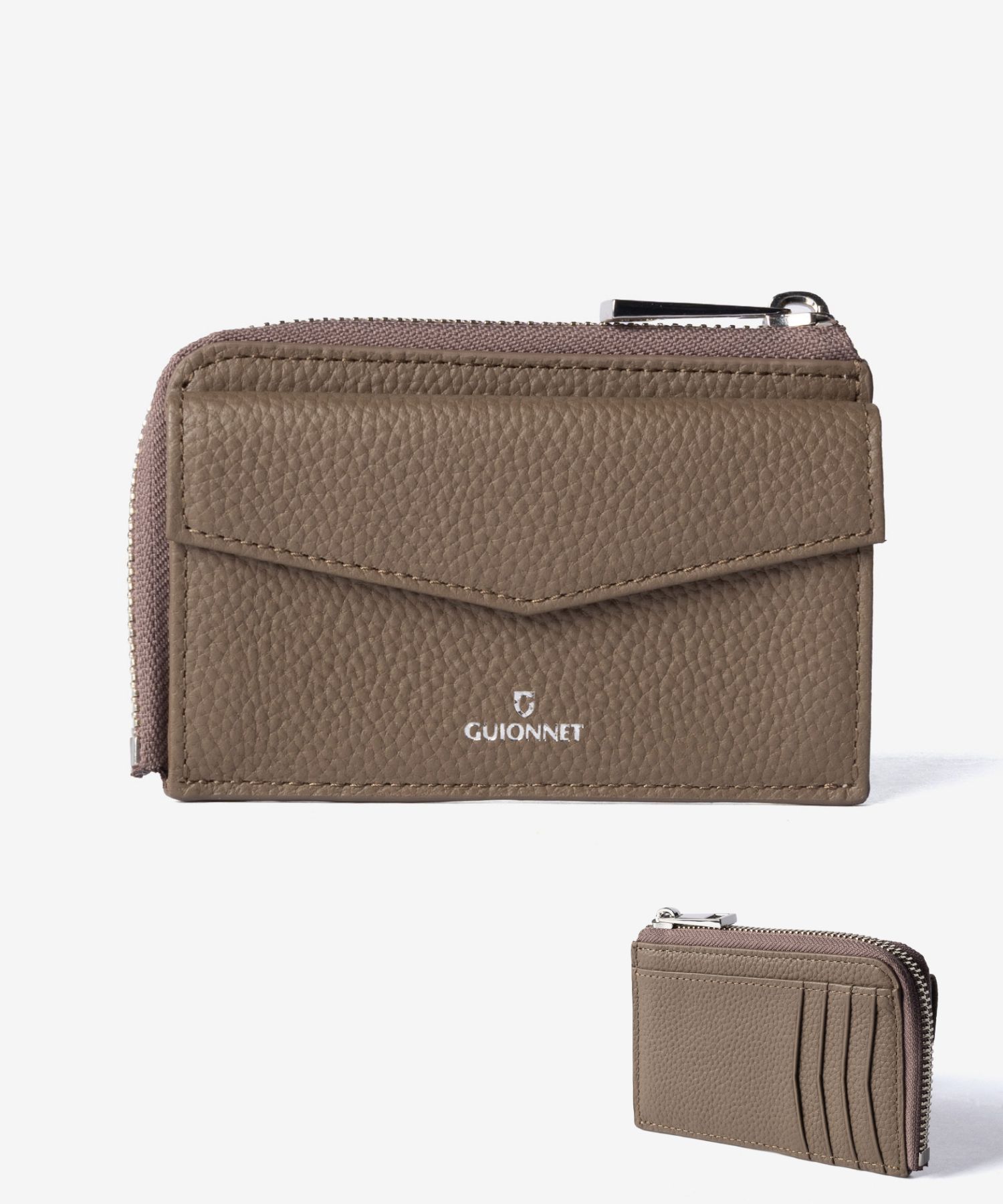 【名入れ】ギオネ GUIONNET DRYGRAIN FRAGMENTCASE ドライグレイン フラグメントケース PG509 コインケース カードケース 小銭入れ レザー ユニセックス 財布 | GUIONNET | 05