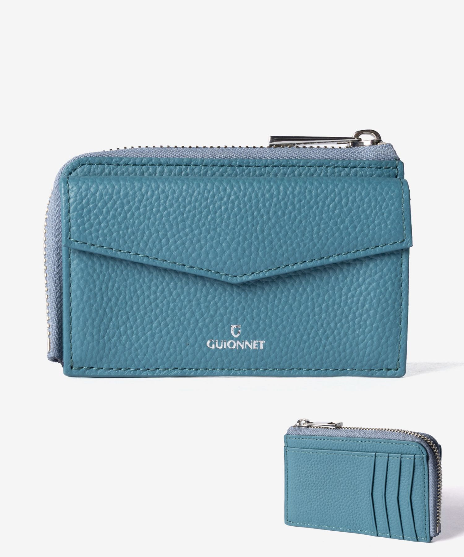 【名入れ】ギオネ GUIONNET DRYGRAIN FRAGMENTCASE ドライグレイン フラグメントケース PG509 コインケース カードケース 小銭入れ レザー ユニセックス 財布 | GUIONNET | 10