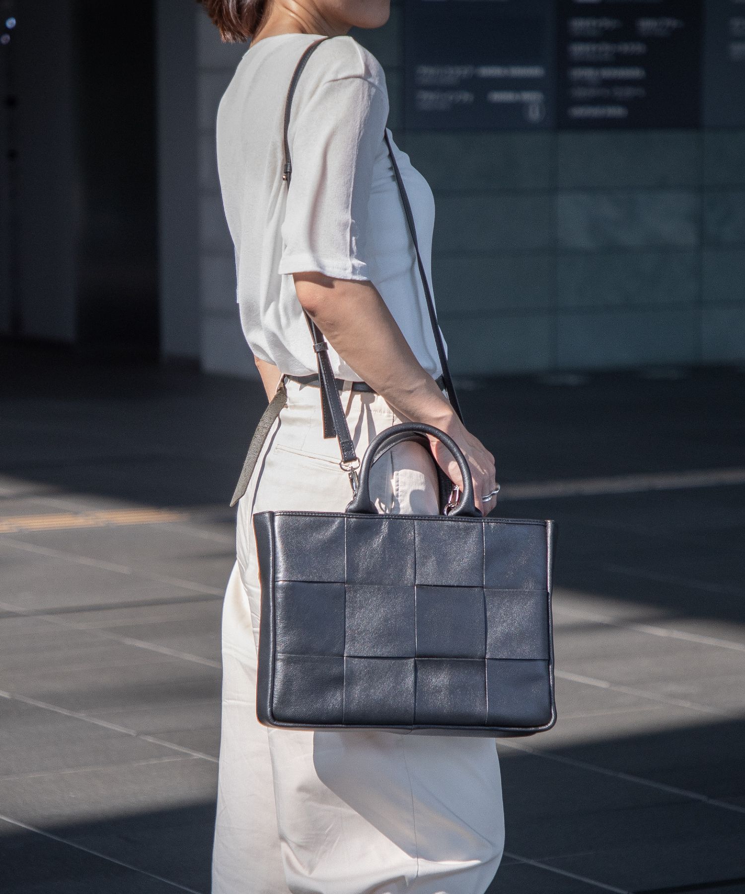 ギオネ GUIONNET 4BY3 HANDBAG フォーバイスリー ハンドバッグ PG023 レディース バッグ レザー | GUIONNET | 01