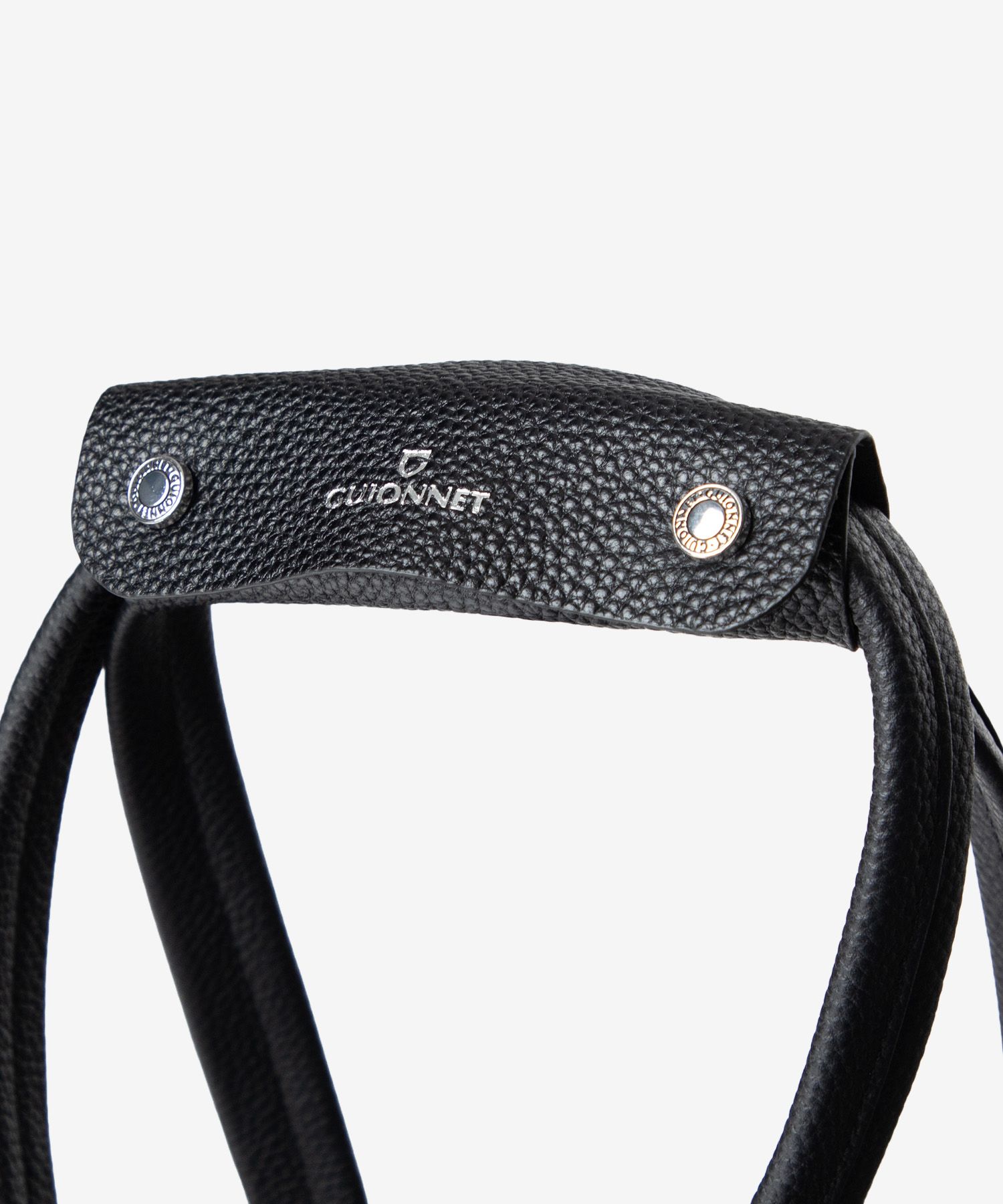 ギオネ GUIONNET LEATHER HAND GRIPPER ハンドルグリップ PG557 ハンドルカバー 持ち手 カバー ボタン バッグ用アクセサリー レザー ユニセックス バッグ 爆買 | GUIONNET | 01
