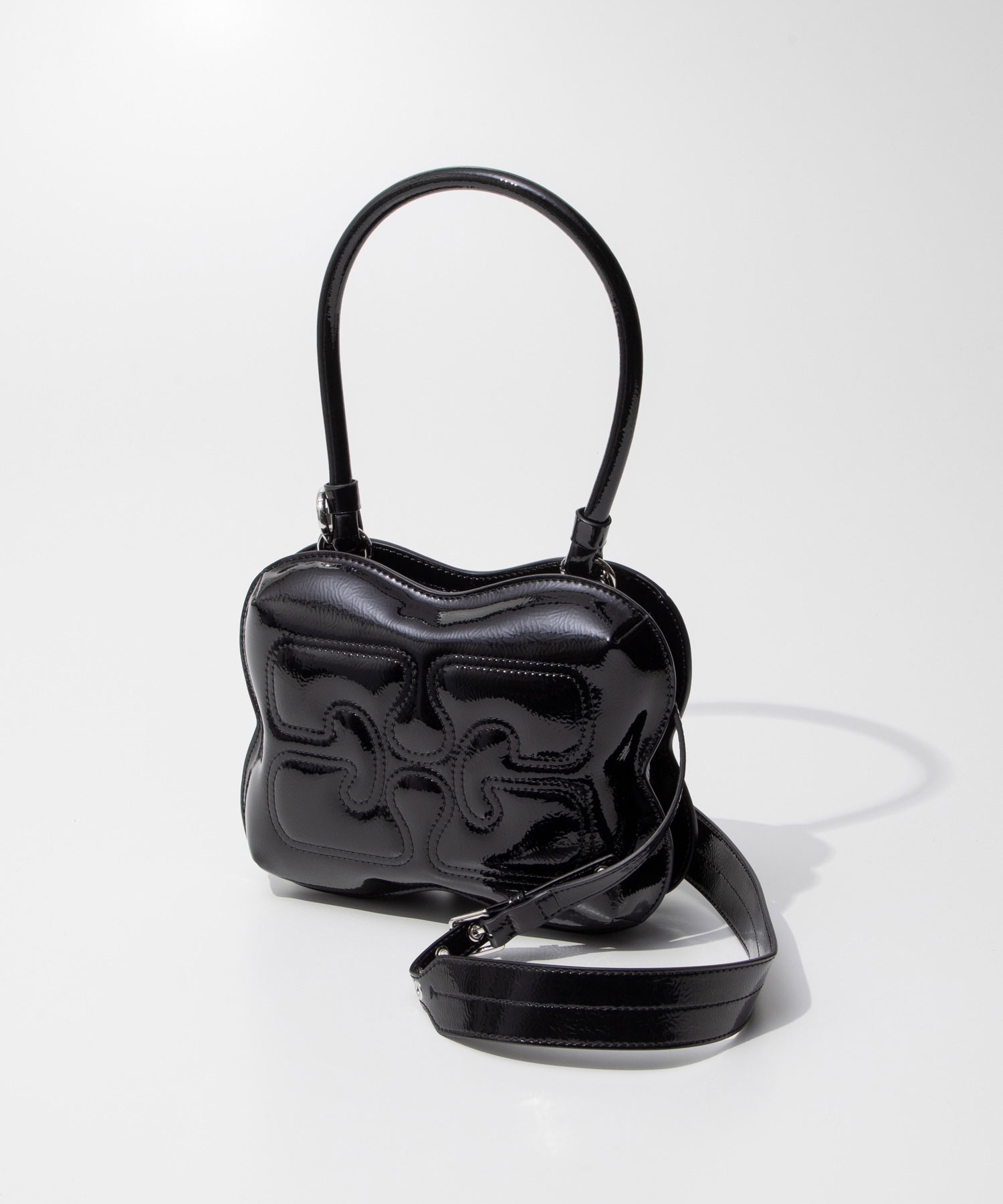 GANNI（ガニー） GANNI A6288 ショルダーバッグ Butterfly Top Handle