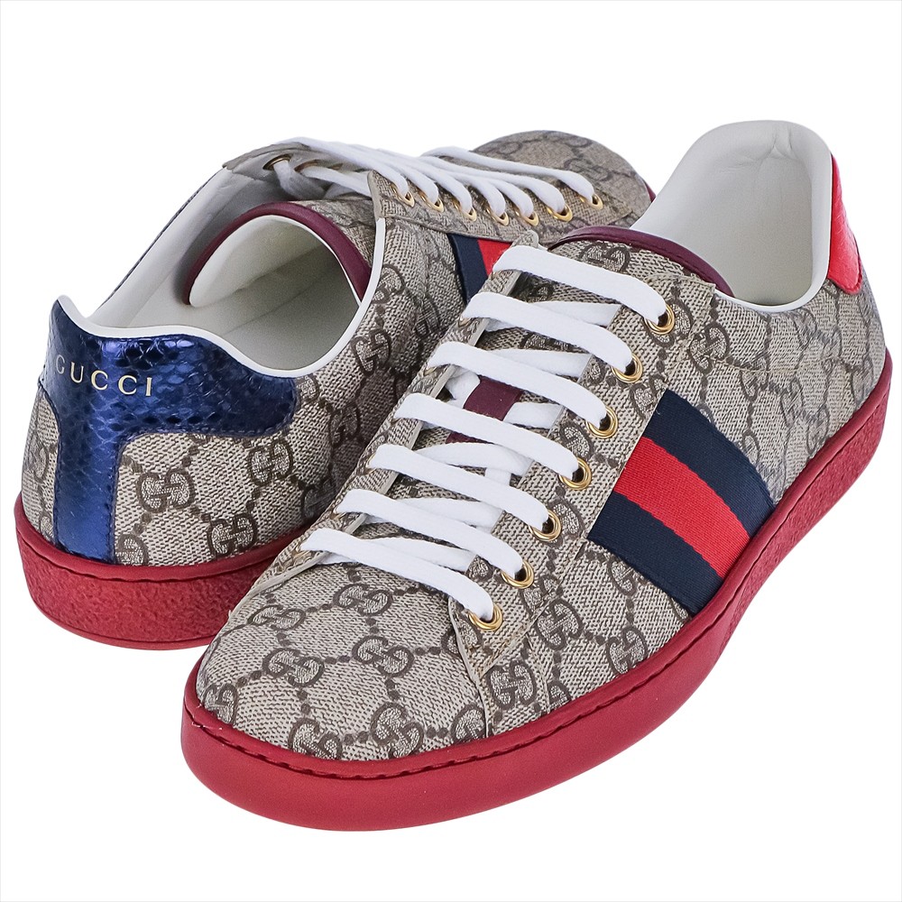 グッチ Gucci スニーカー エース メンズ シューズ K2lh0 スニーカー ウェブカラー Gua U Stream 通販 Yahoo ショッピング