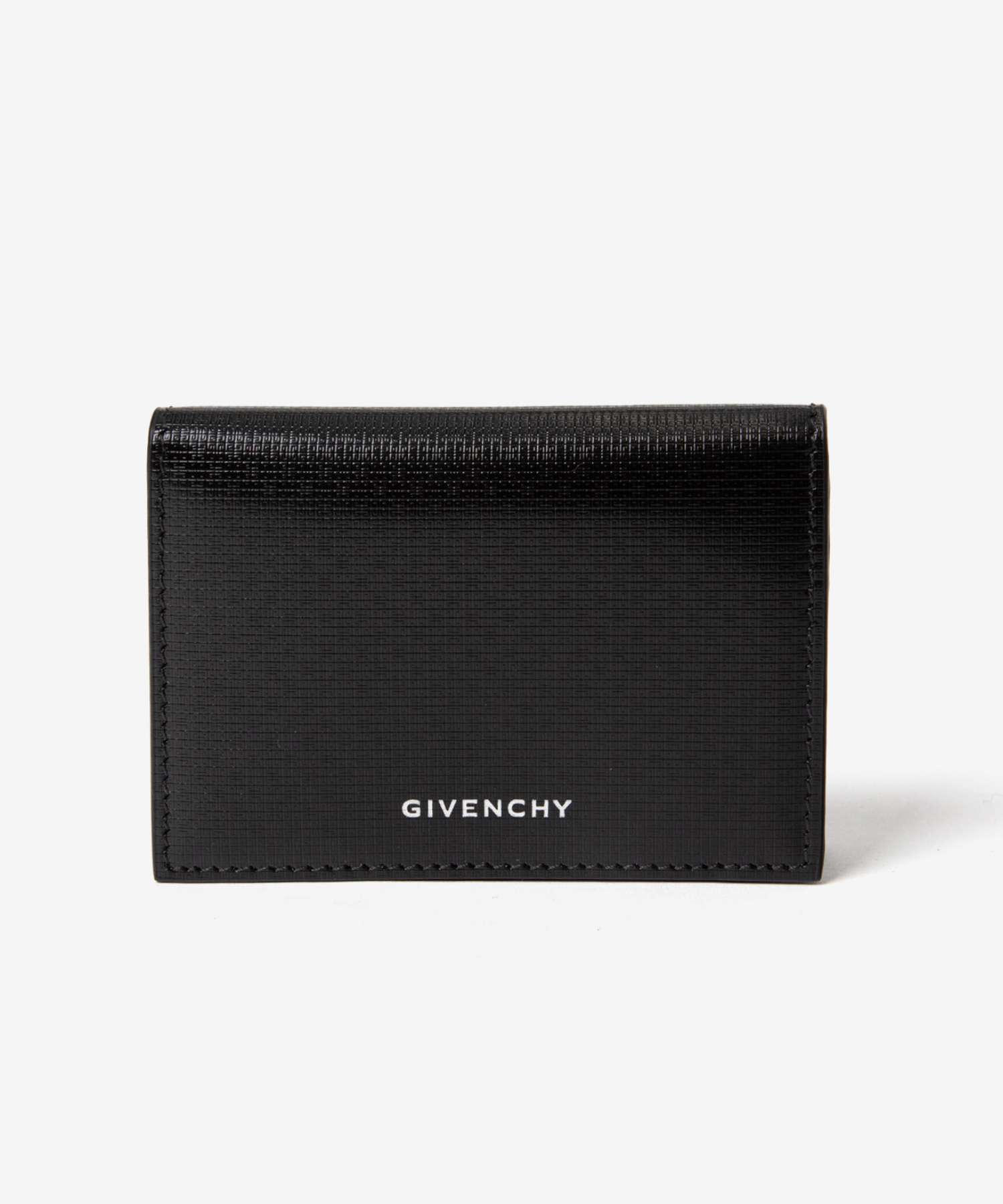 【未使用✨】ジバンシー　箱カード付き　4Gロゴ　折り財布　がま口　レザー　黒色 GIVENCHY（ジバンシィ） GIVENCHY 4G BUSINESS CARD HOLDER クラシック